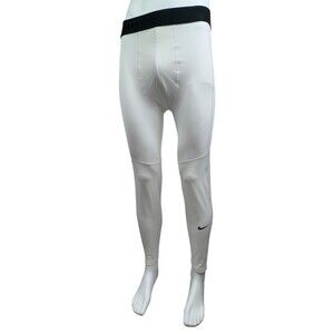 Nike Pro Dri-Fit Boys Training Tights Size XL + White Compression Husky Athletic